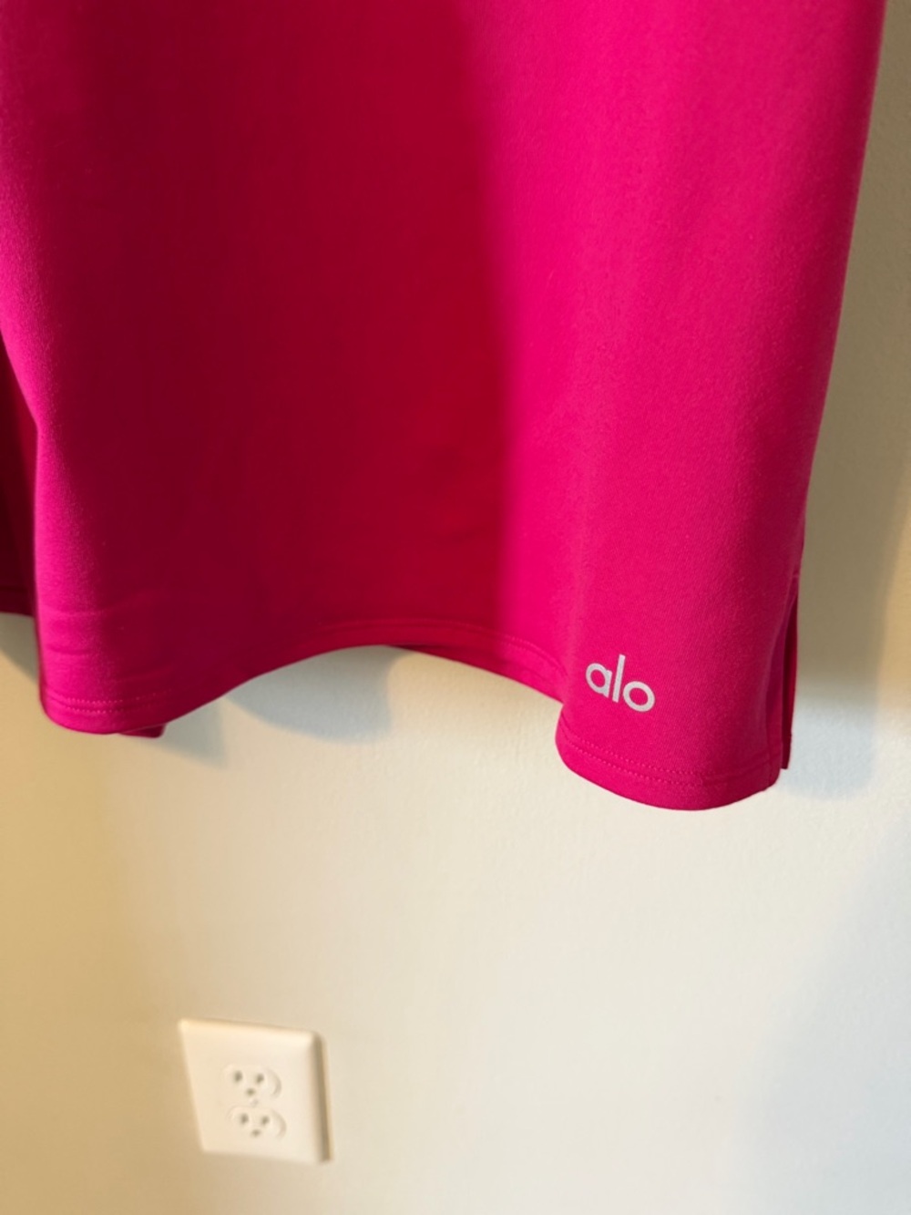 ALO Charmed Tennis Dress in Magenta Pink - Picture 6 of 10